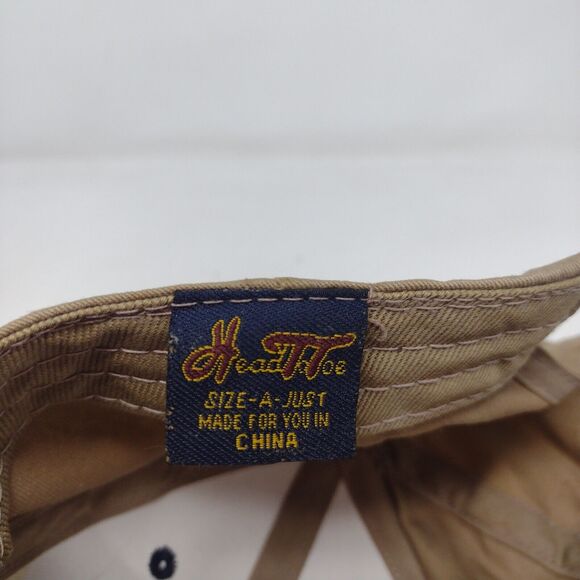 Head To Toe Men's Callahan University Slideback Hat Brown Size A Distressed - Picture 12 of 12